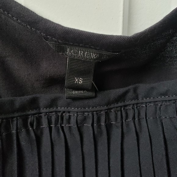 J. Crew Black Tank with Fringe Design - XS - Picture 2 of 4